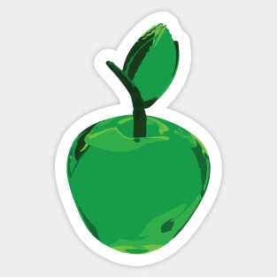 Green Apple Sticker